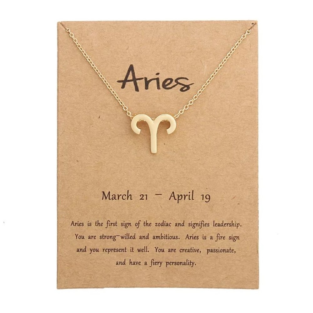NWT Gold Aries Necklace